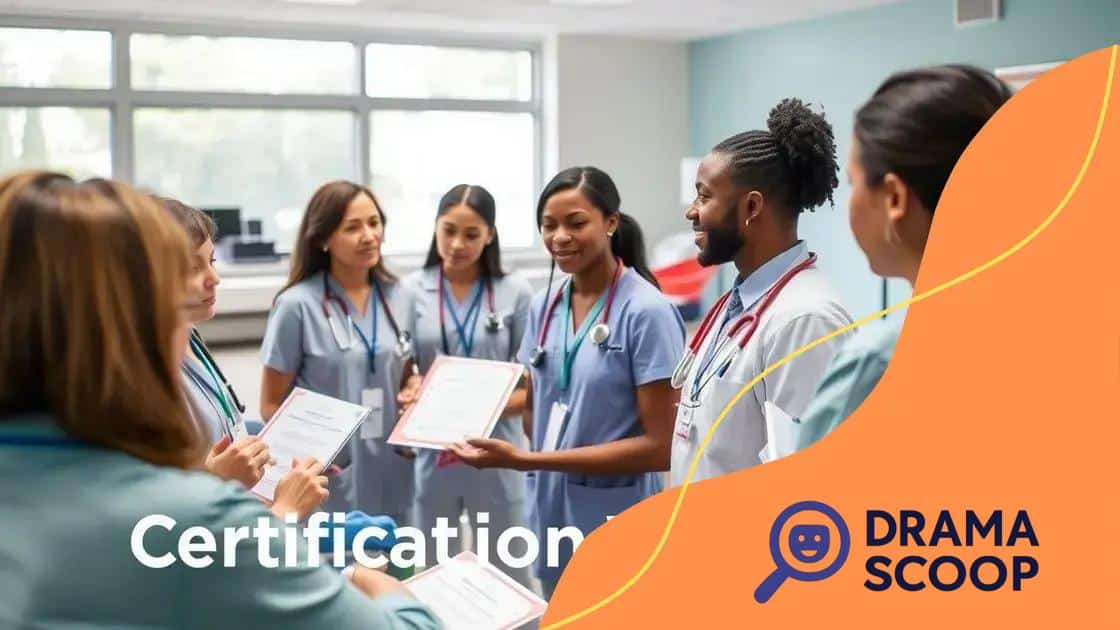 Benefits of certifications in healthcare management