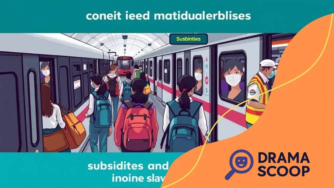 How the subsidy affects public transit systems