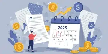 Person analyzing 2025 tax law changes for federal returns