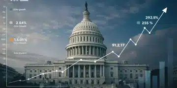 Federal Reserve economic projections for 2025 showing GDP growth and stable inflation