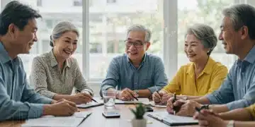 Seniors discussing 2026 Social Security benefits amidst policy changes