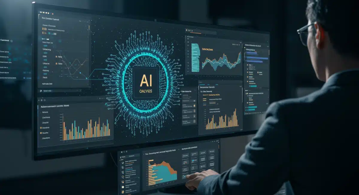 AI personalizing learning pathways with data analysis