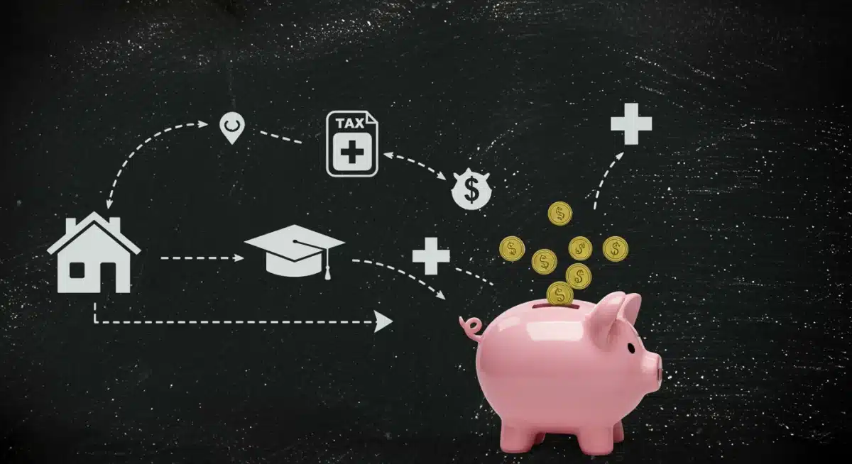 Visualizing new tax deductions leading to increased savings