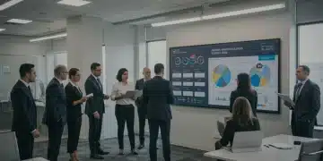 Federal employees discussing 2026 benefits changes in a meeting room