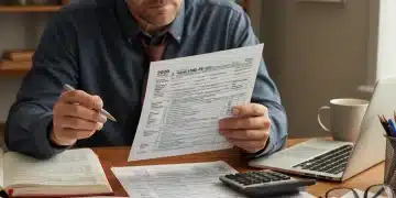Person analyzing 2026 tax forms for deductions