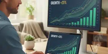Thoughtful investor reviewing 401(k) rebalancing strategy on laptop